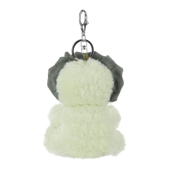 5.1" Green Triceratops Stuffed Animal Soft Keychain for Kids Bag, Purse, Backpack