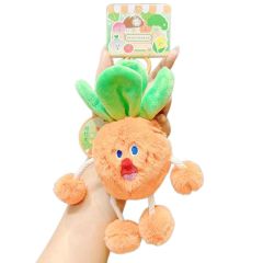 Carrot Soft Plush Keychain for Kids Bag, Purse, Backpack