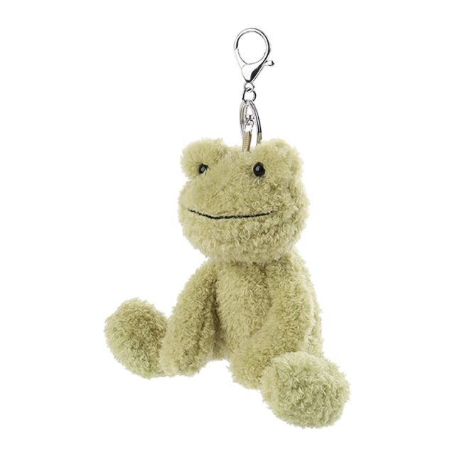 Frog Stuffed Animal Soft Keychain for Kids Bag, Purse, Backpack, Handbag (6 Inches)