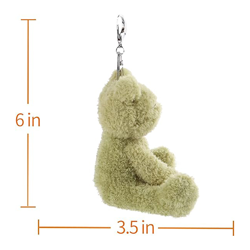 Frog Stuffed Animal Soft Keychain for Kids Bag, Purse, Backpack, Handbag (6 Inches)