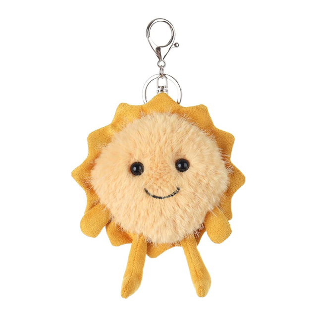 Sun Animal Plush Keychain for Kids Bag, Purse, Backpack, Handbag (5 Inches)