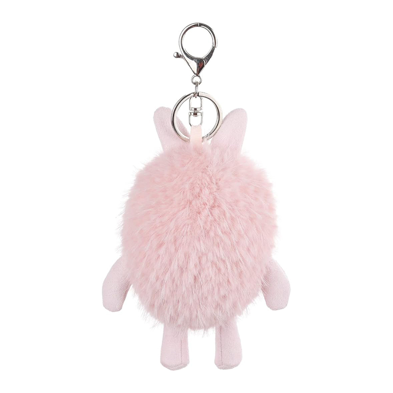 5" Bunny Rabbit Stuffed Animal Soft Keychain for Kids Bag, Purse, Backpack