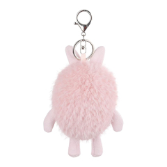 5" Bunny Rabbit Stuffed Animal Soft Keychain for Kids Bag, Purse, Backpack