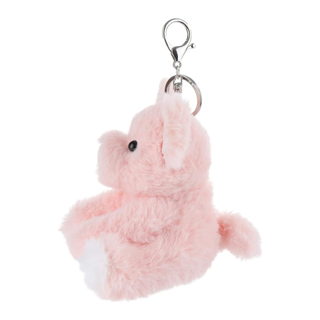 Pink Pig Stuffed Animal Soft Keychain for Kids Bag, Purse, Backpack, Handbag (Pink Pig，5 Inches)