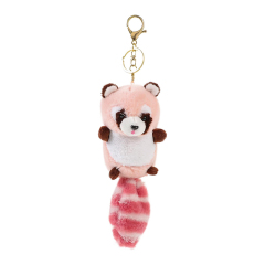 Cute Soft Plush Raccoon Keychain Animal Pendant Toy Jewelry for Bag Purse