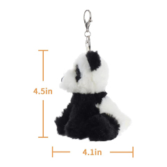 Panda Stuffed Animal Soft Keychain for Kids Bag, Purse, Backpack, Handbag (4.5 Inches）