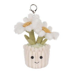 Daisy Cute Keychain, Soft Stuffed Plush Keychain Toys for Kids’ Backpack, Purse, 5.9Inches