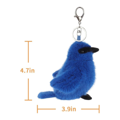 Robin Cute Keychain, Soft Stuffed Plush Keychain Toys for Kids’ Backpack, Purse, 3.9Inches