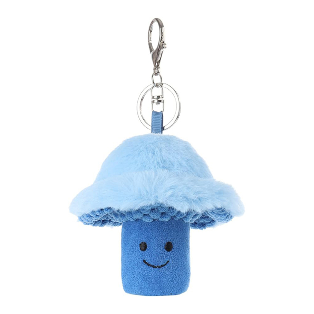 Mushroom Stuffed Animal Soft Plush Keychain for Kids Bag, Purse, Backpack, Handbag (4 Inches)
