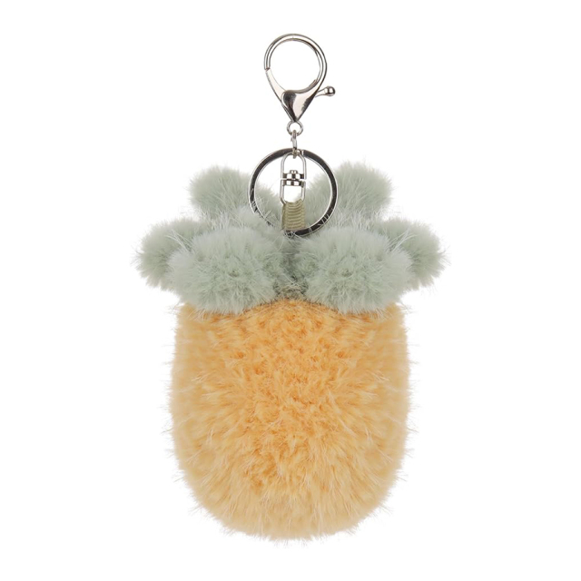 Pineapple Soft Stuffed Plush Keychain Toys for Kids’ Backpack, Purse, 3.9Inches