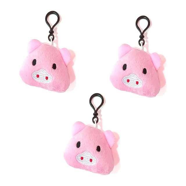 Tiny Keychain Pink Pig Pendant Keychains Creative Gift Keychains
