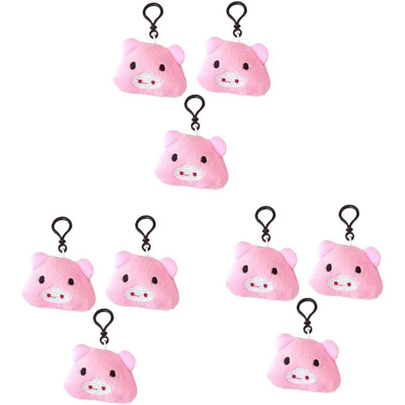 Tiny Keychain Pink Pig Pendant Keychains Creative Gift Keychains