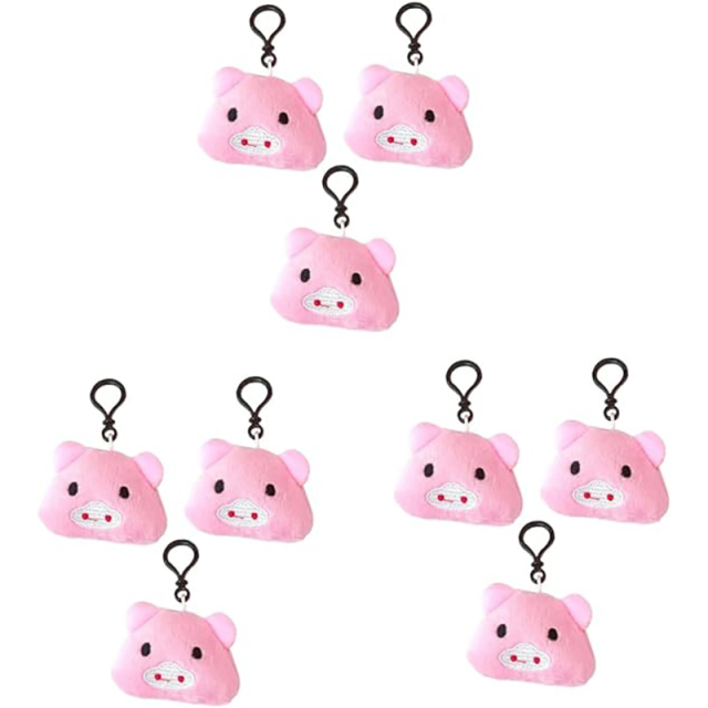 Tiny Keychain Pink Pig Pendant Keychains Creative Gift Keychains