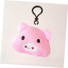 Tiny Keychain Pink Pig Pendant Keychains Creative Gift Keychains