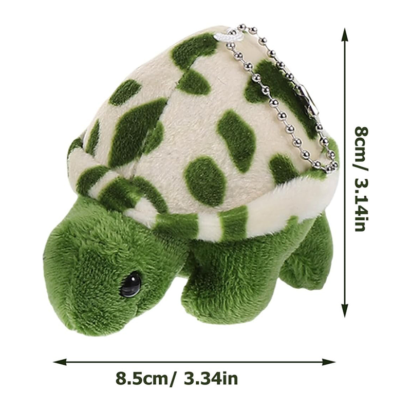 Turtle Keychains Stuffed Animals Toys Backpack Ornaments Pendant Key Ring