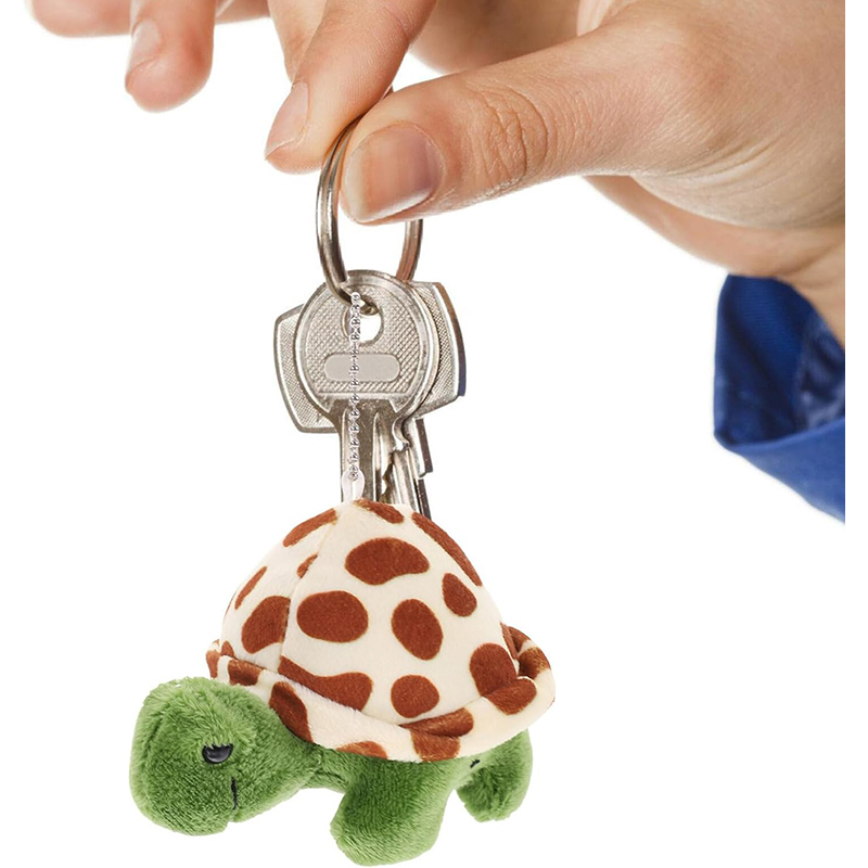 Turtle Keychains Stuffed Animals Toys Backpack Ornaments Pendant Key Ring