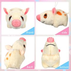 4 Inch Cute Pig Plush Animal Toys Mini Plush Ornament Stuffed Doll Keychain