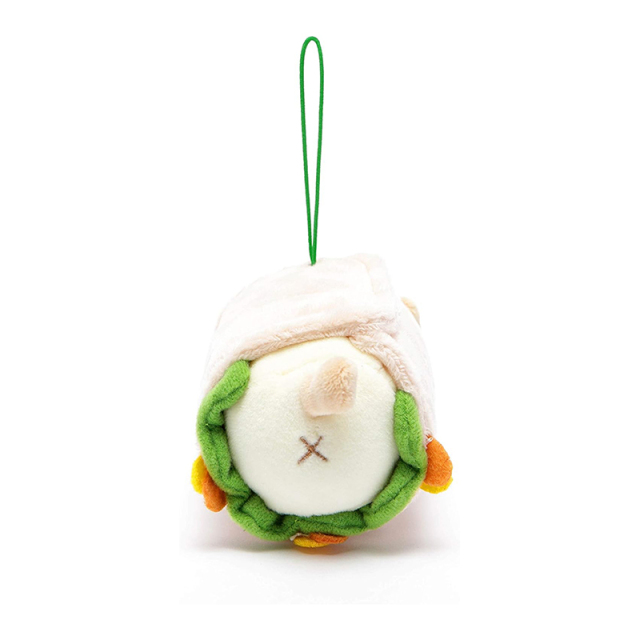 Cute Stylish Dog Pancake Plush Keychain Pendant