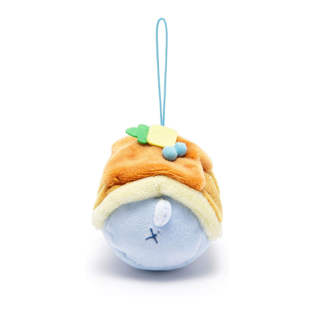 3" Owl Plush Keychain with Pancake Blanket Soft Squishy Stuffed Animal Ornament Pendant