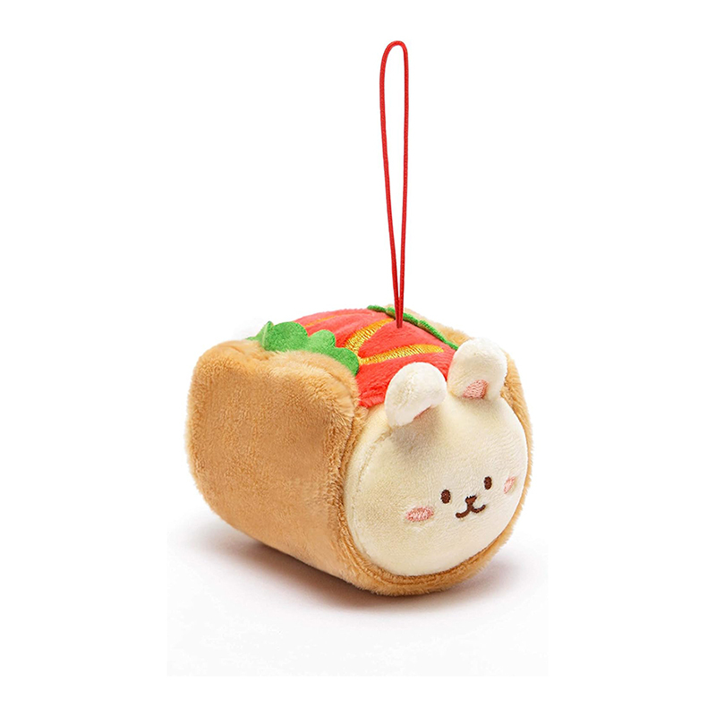 Pancake Blanket Soft Squishy Stuffed Animal Ornament Bunny Plush Pendant