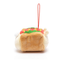 Pancake Blanket Soft Squishy Stuffed Animal Ornament Bunny Plush Pendant