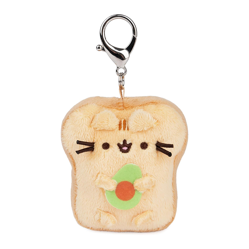 Multicolor Breakfast Food Set Plush Keychain Pendant  3”