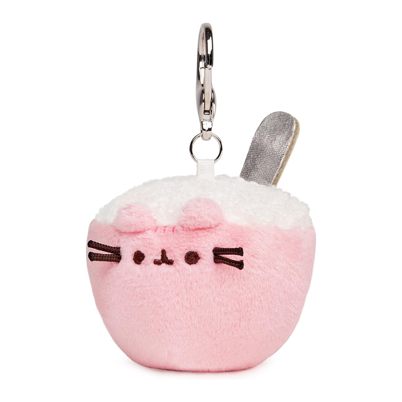 Multicolor Breakfast Food Set Plush Keychain Pendant  3”