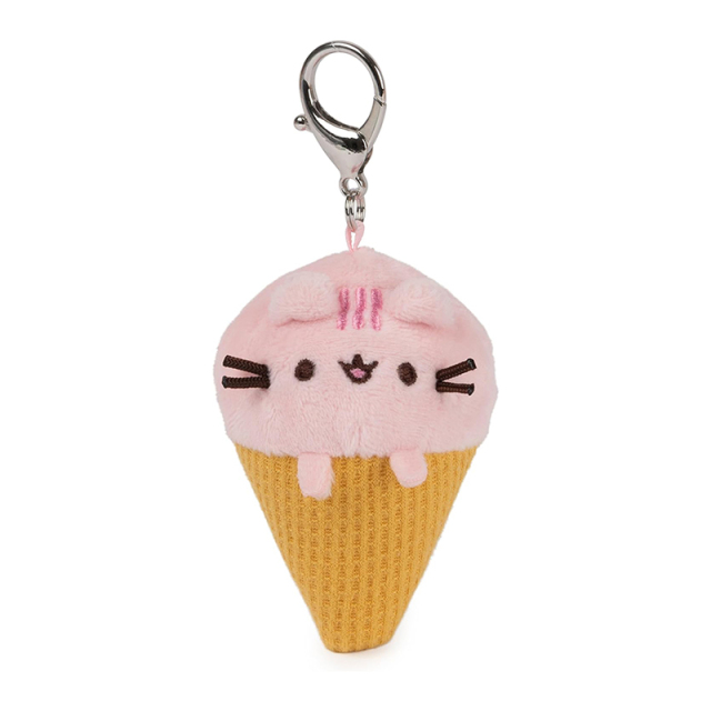 3" Adorable Multicolor Quality Ice Cream Plush Keychain Pendant
