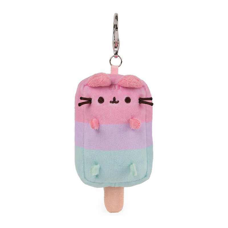3" Adorable Multicolor Quality Ice Cream Plush Keychain Pendant