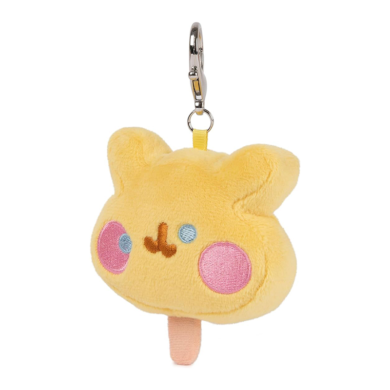 3" Adorable Multicolor Quality Ice Cream Plush Keychain Pendant