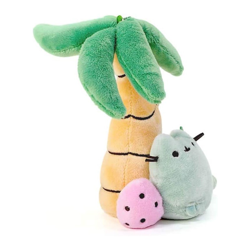 6.5 Inches Soft Cute Pendant with Cat Dino Egg Coconut Tree