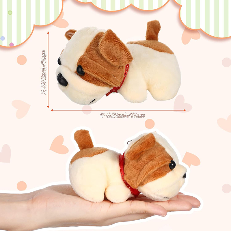 4 Inch Mini Plush Pig Ornaments Stuffed Doll Keychain Handbag Pendant