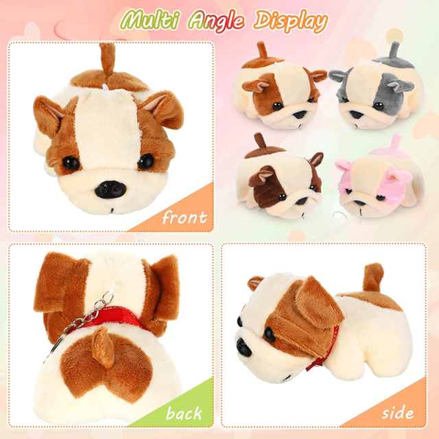 4 Inch Mini Plush Pig Ornaments Stuffed Doll Keychain Handbag Pendant