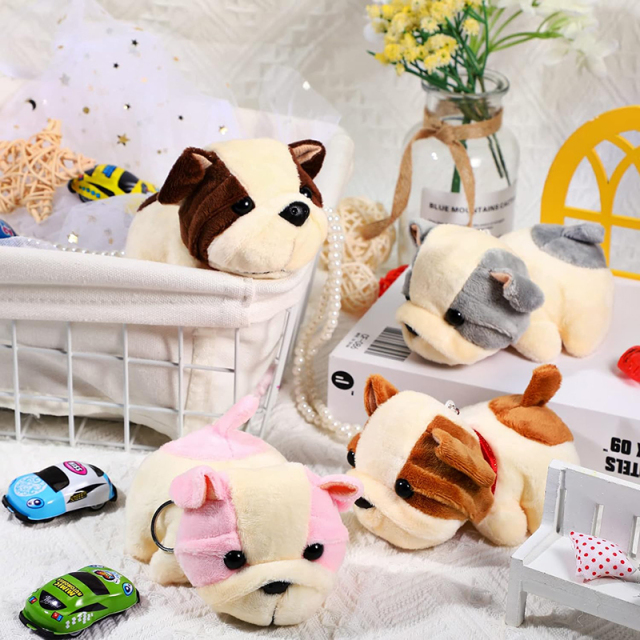 4 Inch Mini Plush Pig Ornaments Stuffed Doll Keychain Handbag Pendant