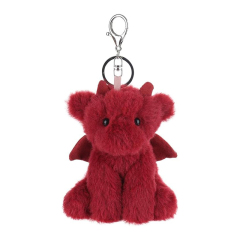 Dragon Dinosaur Stuffed Animal Soft Keychain for Kids Bag, Purse, Backpack, Handbag (5 Inches)