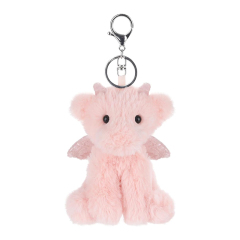 Dragon Dinosaur Stuffed Animal Soft Keychain for Kids Bag, Purse, Backpack, Handbag (5 Inches)