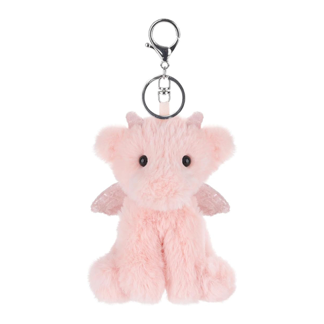 Dragon Dinosaur Stuffed Animal Soft Keychain for Kids Bag, Purse, Backpack, Handbag (5 Inches)