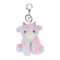 Dragon Dinosaur Stuffed Animal Soft Keychain for Kids Bag, Purse, Backpack, Handbag (5 Inches)