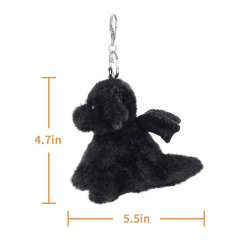 Dragon Dinosaur Stuffed Animal Soft Keychain for Kids Bag, Purse, Backpack, Handbag (5 Inches)