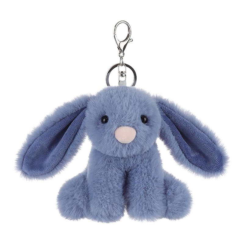 Rabbit Stuffed Animal Soft Keychain for Kids Bag, Purse, Backpack, Handbag (4.7 Inches)
