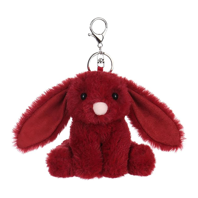 Rabbit Stuffed Animal Soft Keychain for Kids Bag, Purse, Backpack, Handbag (4.7 Inches)