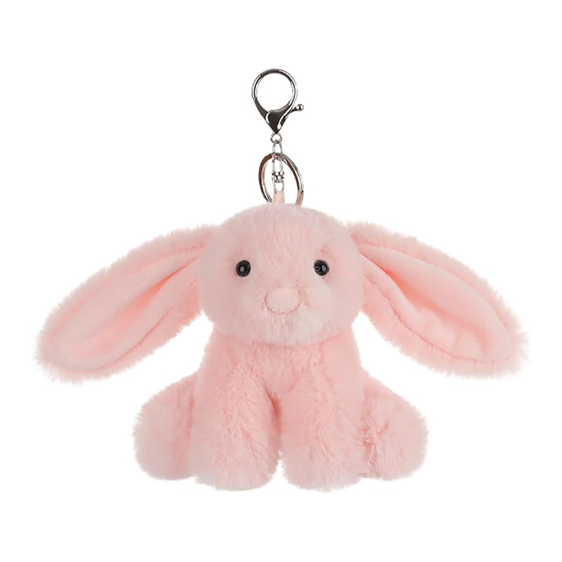 Rabbit Stuffed Animal Soft Keychain for Kids Bag, Purse, Backpack, Handbag (4.7 Inches)