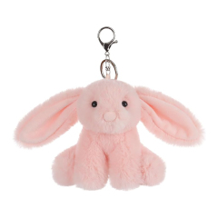 Rabbit Stuffed Animal Soft Keychain for Kids Bag, Purse, Backpack, Handbag (4.7 Inches)