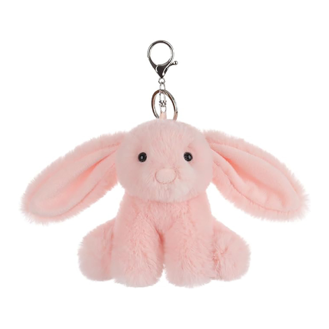 Rabbit Stuffed Animal Soft Keychain for Kids Bag, Purse, Backpack, Handbag (4.7 Inches)