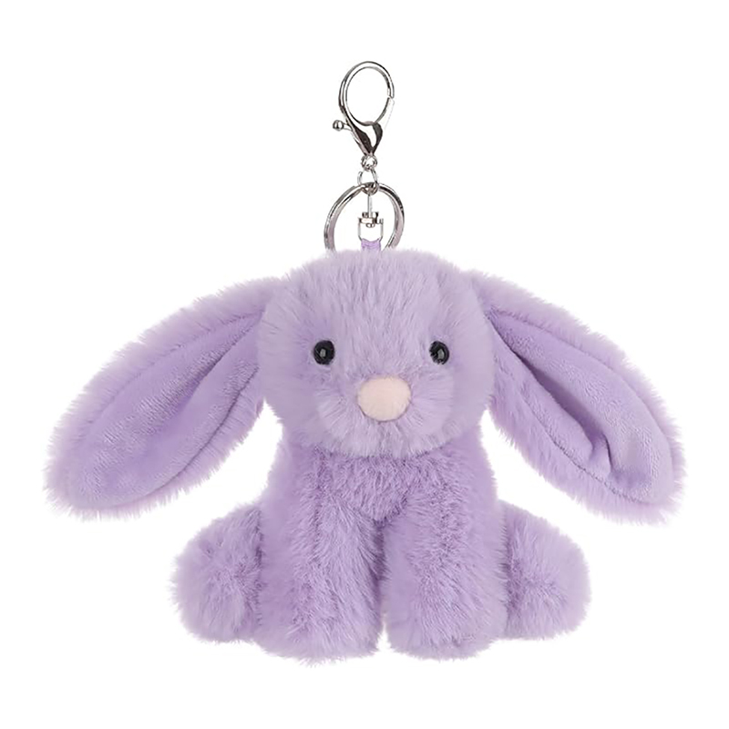 Rabbit Stuffed Animal Soft Keychain for Kids Bag, Purse, Backpack, Handbag (4.7 Inches)