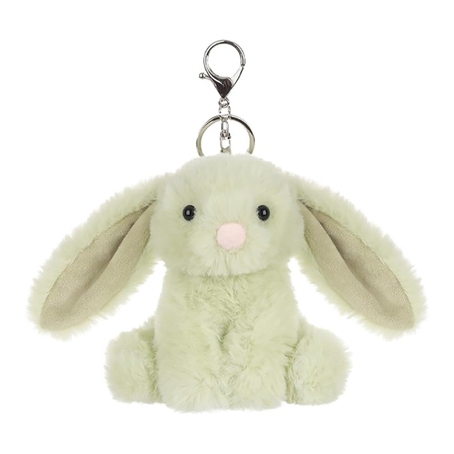 Rabbit Stuffed Animal Soft Keychain for Kids Bag, Purse, Backpack, Handbag (4.7 Inches)