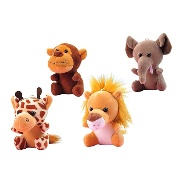 Stylish Cartoon Stuffed Animals Plush Keychain Pendant
