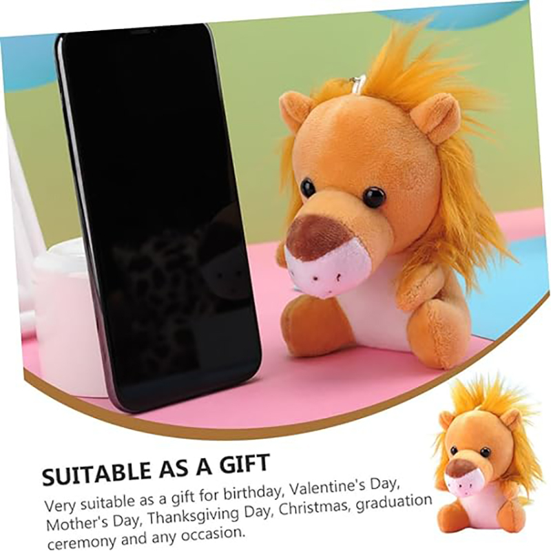 Stylish Cartoon Stuffed Animals Plush Keychain Pendant