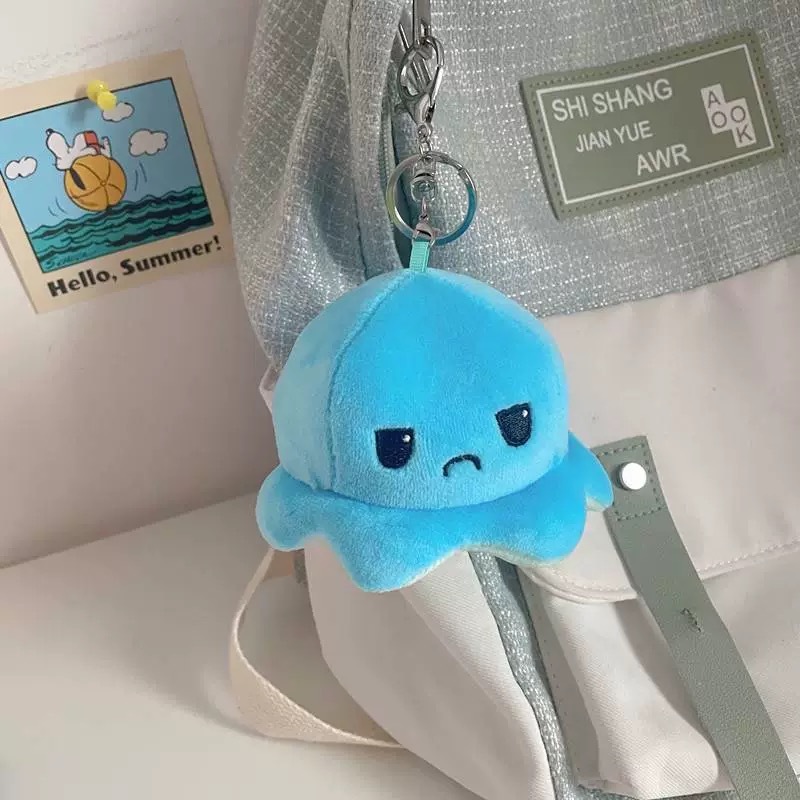 Soft High Quality Adorable Portable Octopus Plush Keychain Pendant