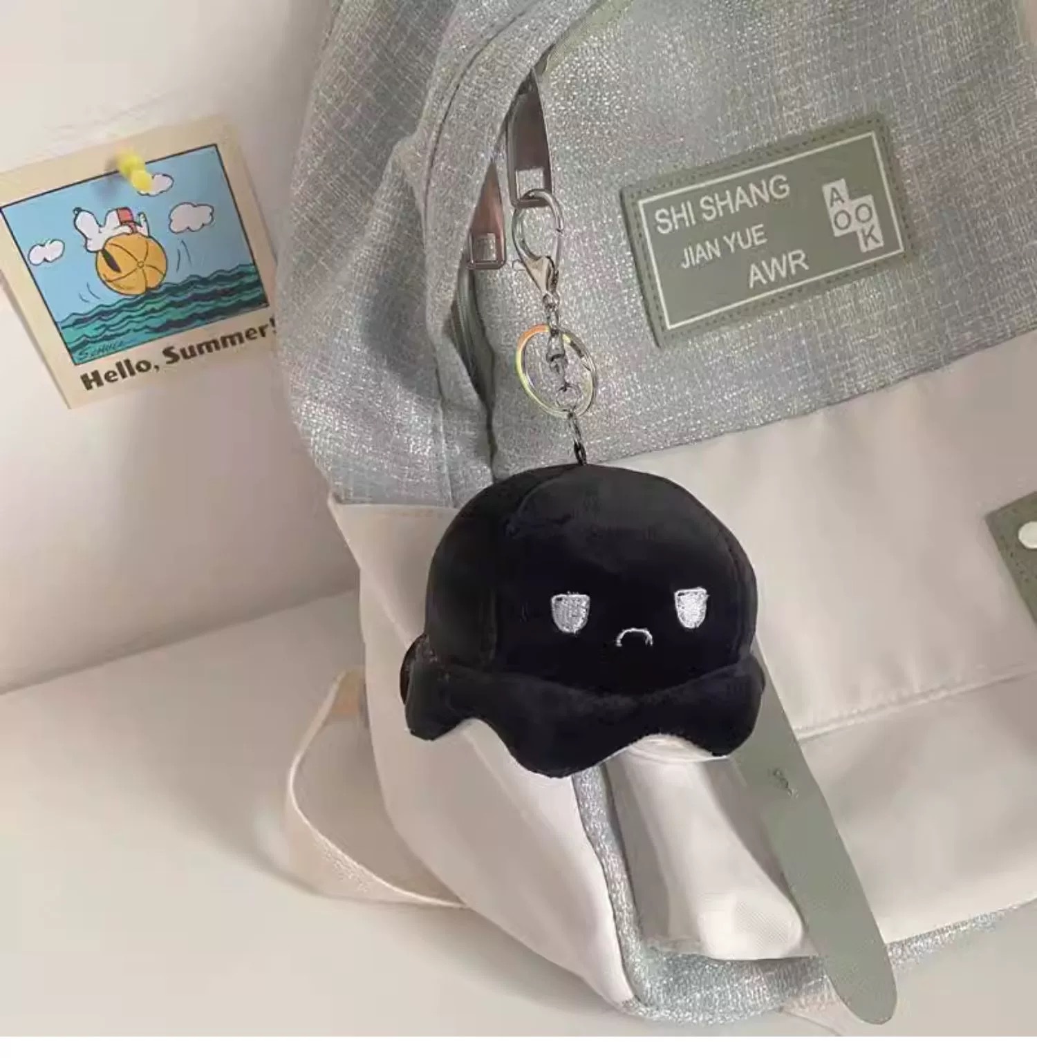 Soft High Quality Adorable Portable Octopus Plush Keychain Pendant
